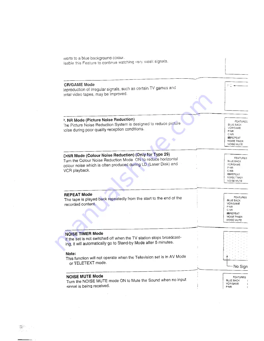 Panasonic TC-25GV10 Series Operating Instructions Manual Download Page 44