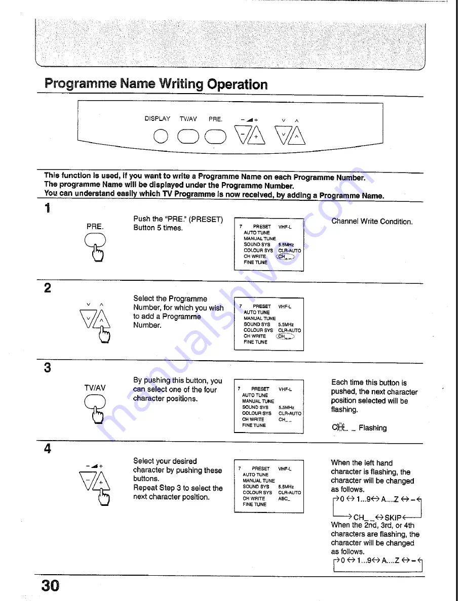 Panasonic TC-25V30H Operating Instrucktions Download Page 29