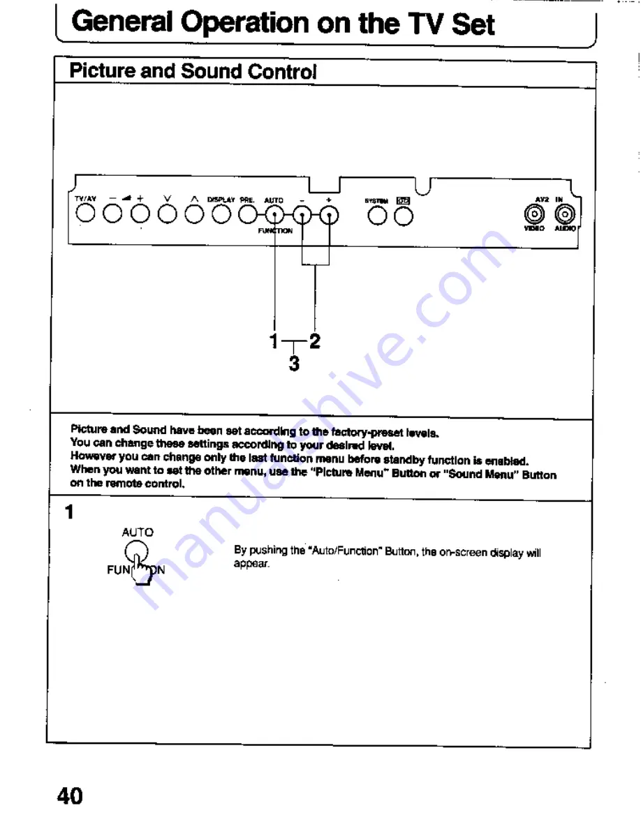 Panasonic TC-26T1Z Скачать руководство пользователя страница 40