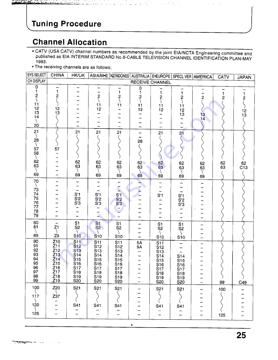 Panasonic TC-29P100 Series Operating Instructions Manual Download Page 25