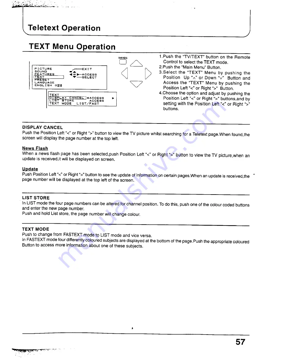 Panasonic TC-29P100 Series Operating Instructions Manual Download Page 57