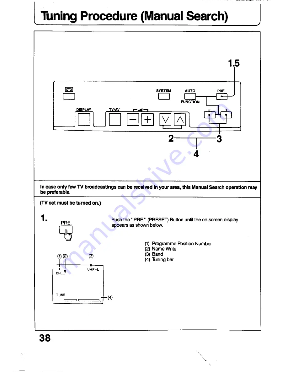 Panasonic TC-29V1Z Скачать руководство пользователя страница 38