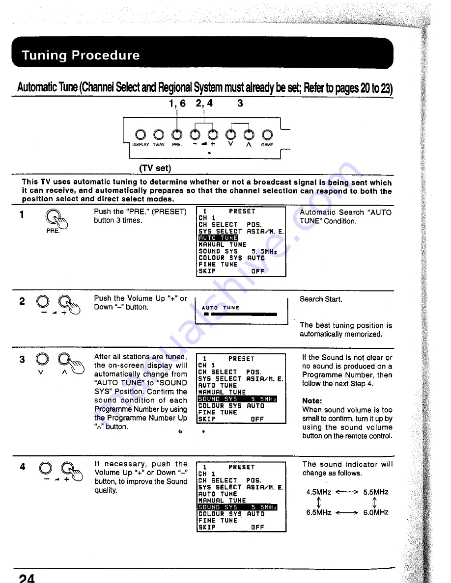 Panasonic TC-43P15 Series Operating Instructions Manual Download Page 24