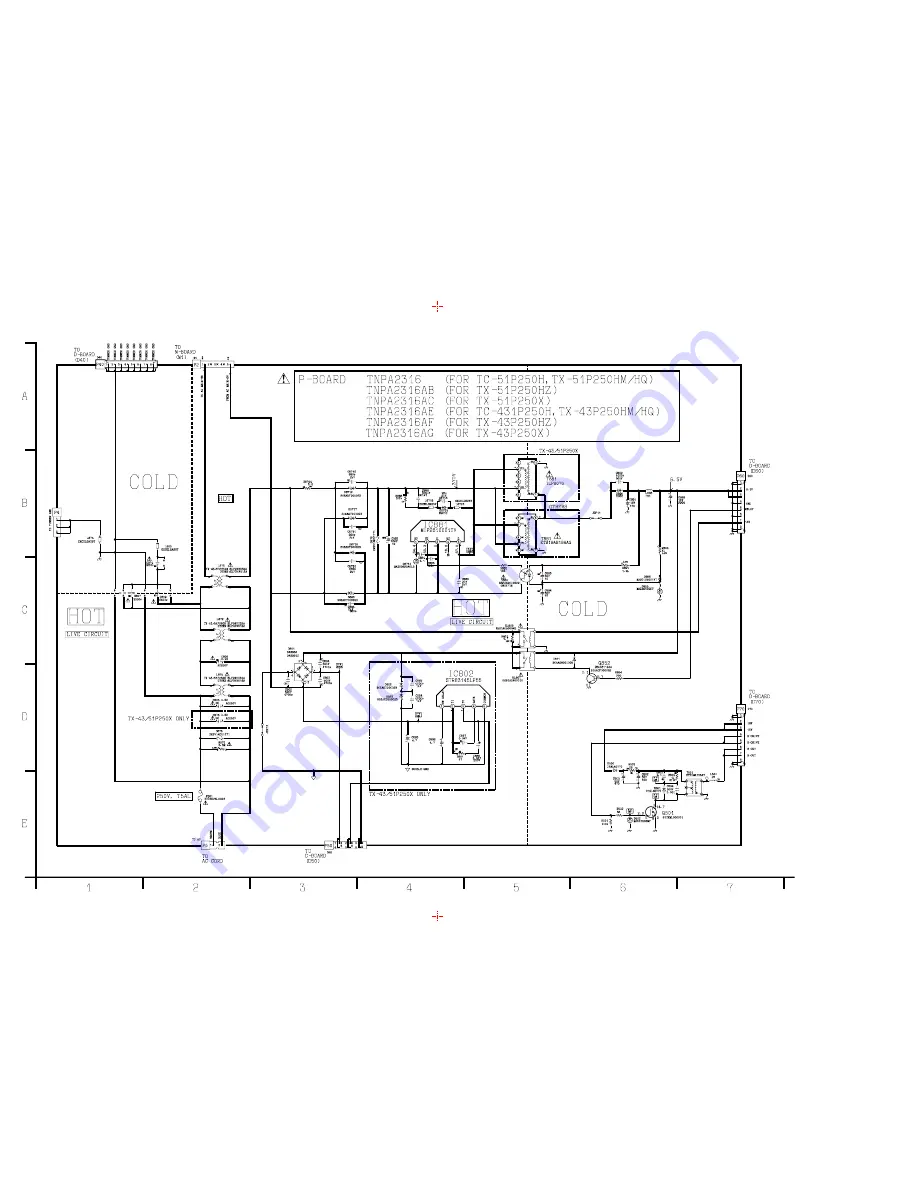 Panasonic TC-43P250 Service Manual Download Page 37