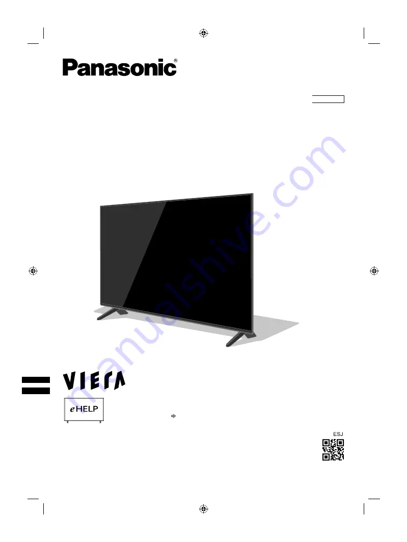 Panasonic TC-55FX600C Скачать руководство пользователя страница 1