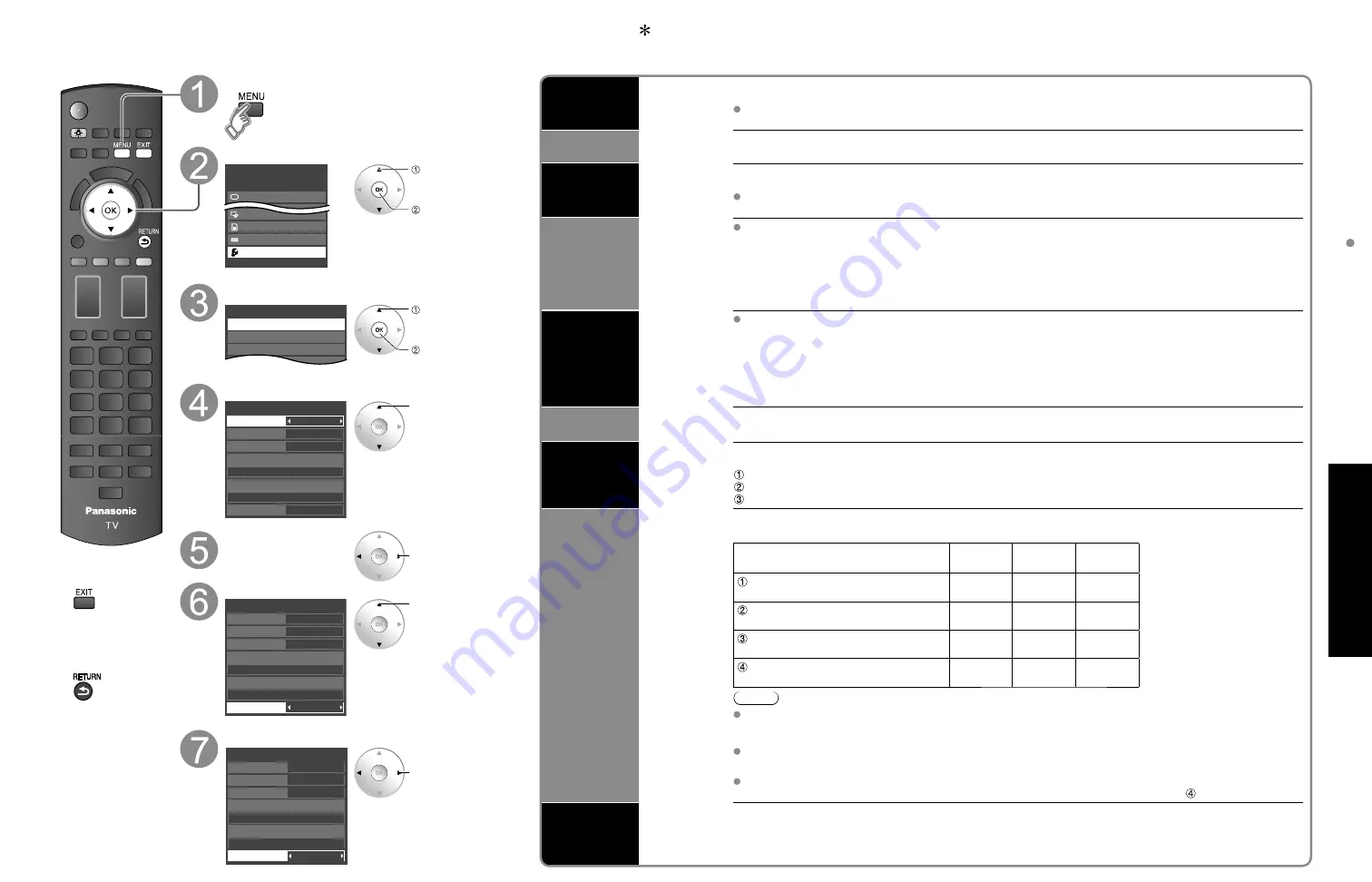 Panasonic TC-P42G10 Operating Instructions Manual Download Page 21