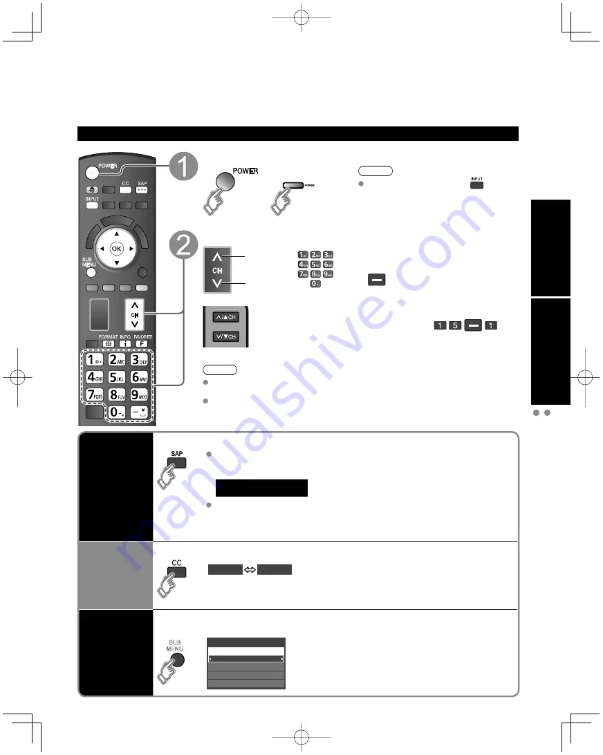 Panasonic TC-P50G10X Operating Instructions Manual Download Page 93