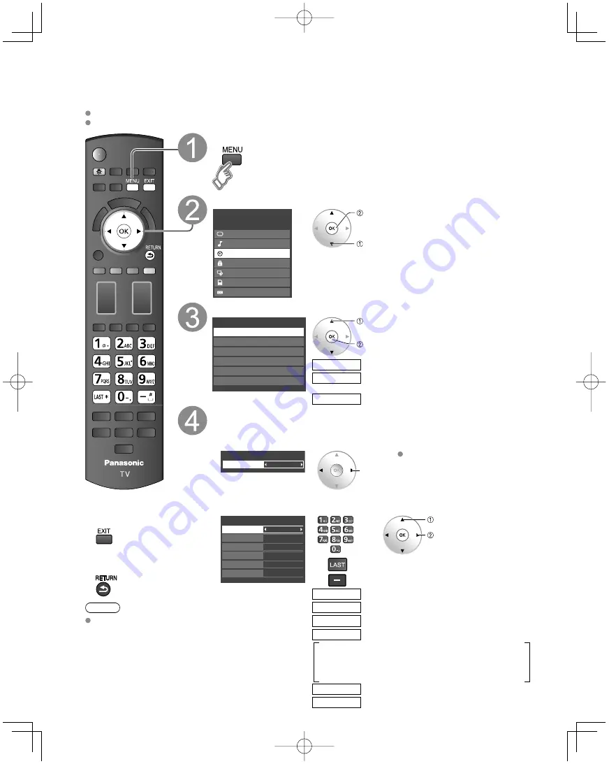 Panasonic TC-P50G10X Operating Instructions Manual Download Page 128