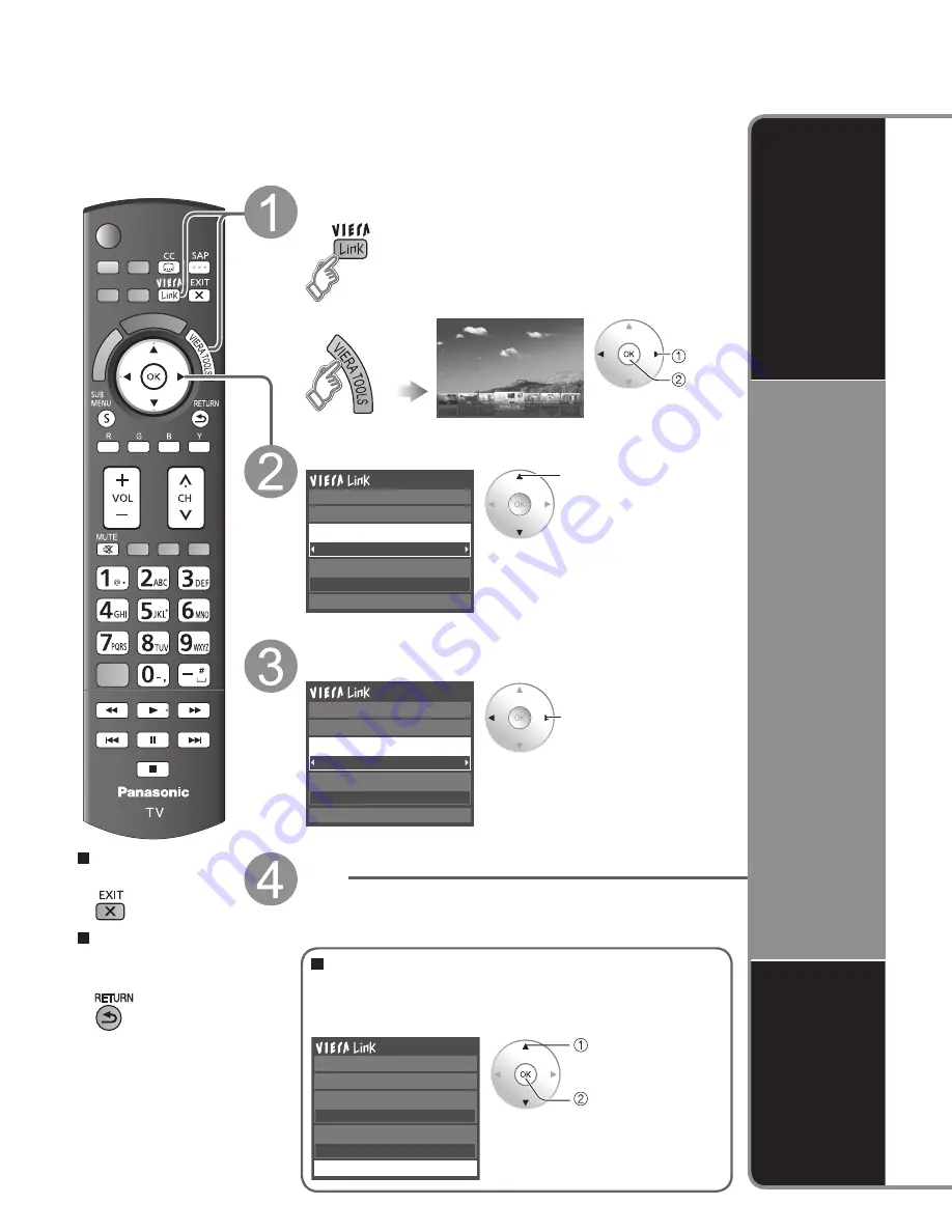 Panasonic TC-P50VT25 Operating Instructions Manual Download Page 44