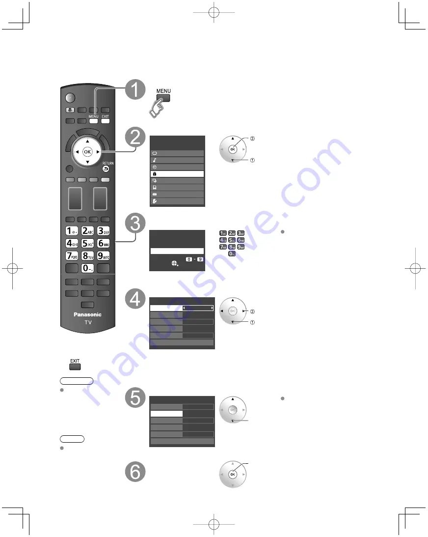 Panasonic TC-P58V10X Operating Instructions Manual Download Page 48