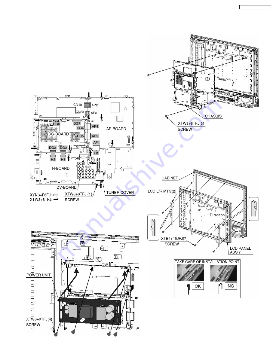 Panasonic TC26LX50 - LCD COLOR TV Service Manual Download Page 13