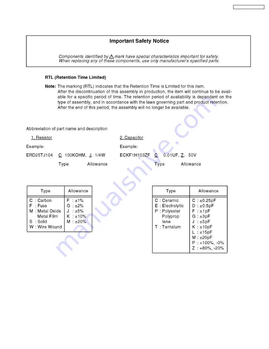 Panasonic TC26LX50 - LCD COLOR TV Service Manual Download Page 57