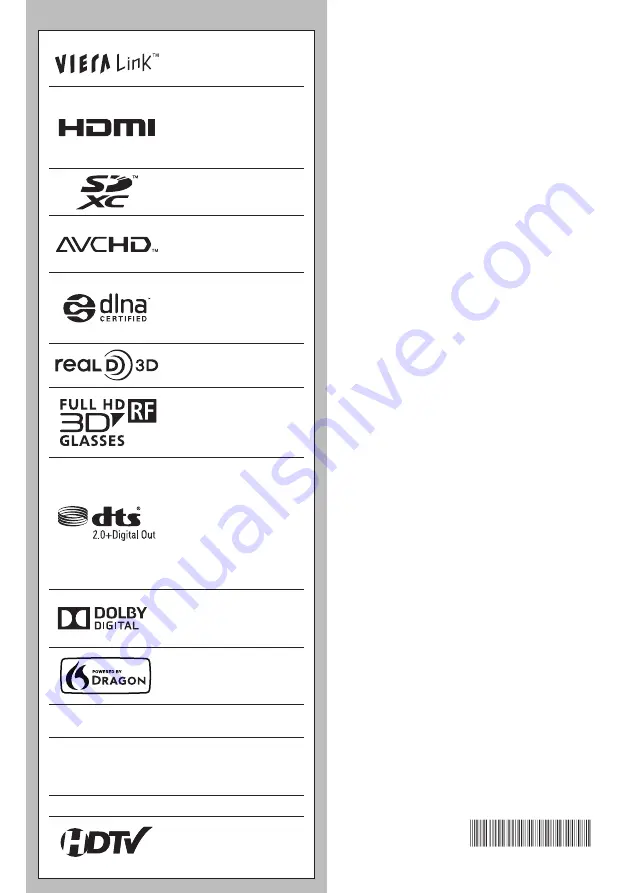 Panasonic TCP60ZT60 Скачать руководство пользователя страница 4