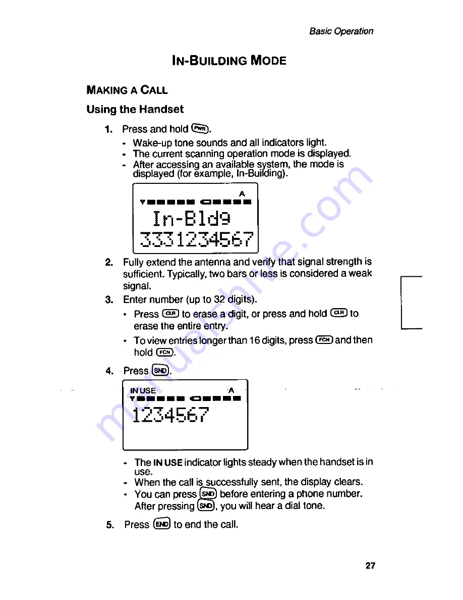 Panasonic Telenium EB-P55S Operating Instructions Manual Download Page 29