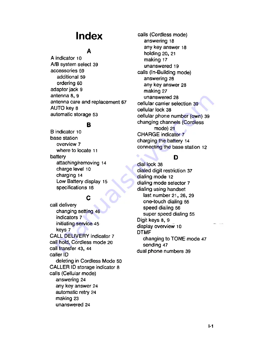 Panasonic Telenium EB-P55S Operating Instructions Manual Download Page 79