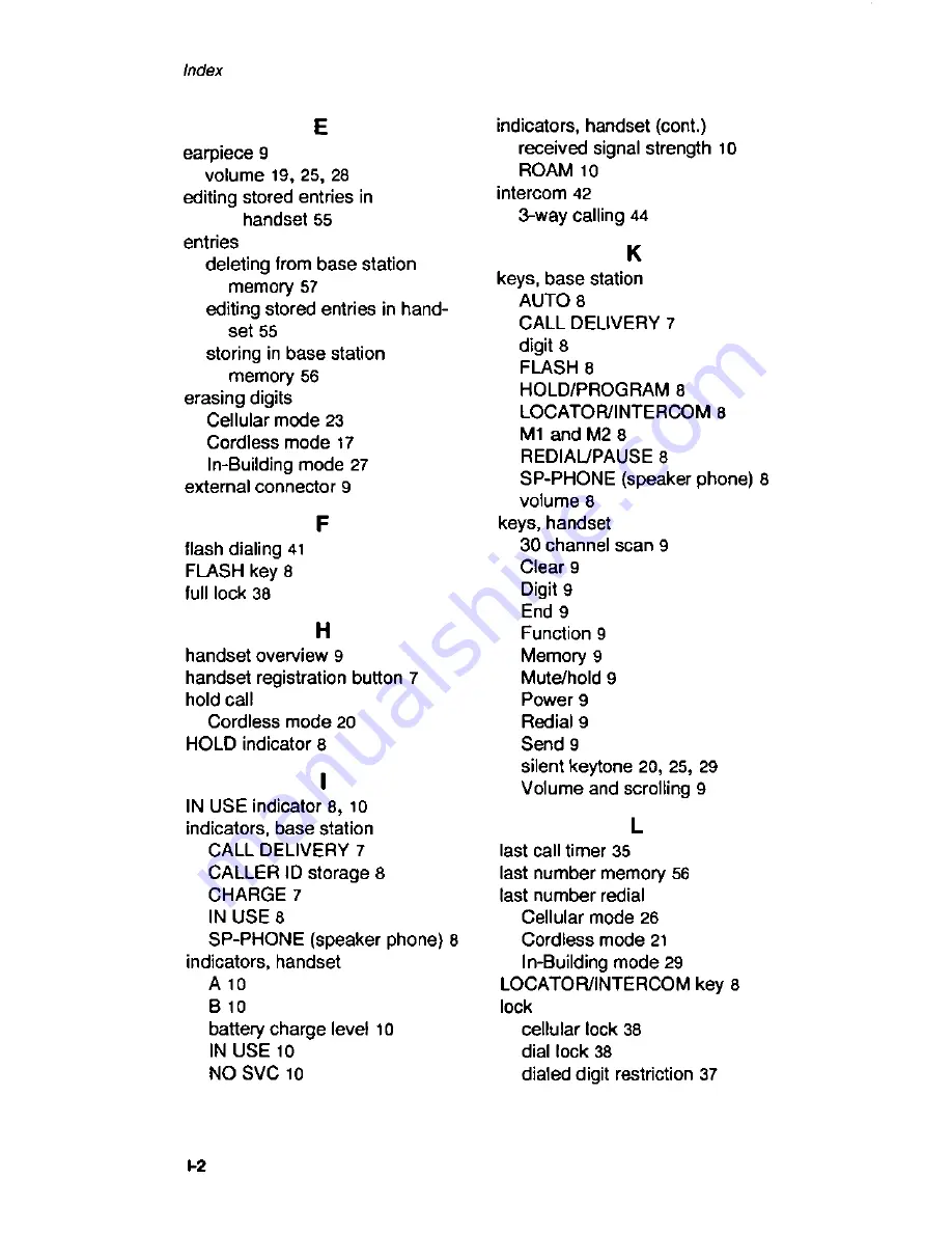 Panasonic Telenium EB-P55S Operating Instructions Manual Download Page 80