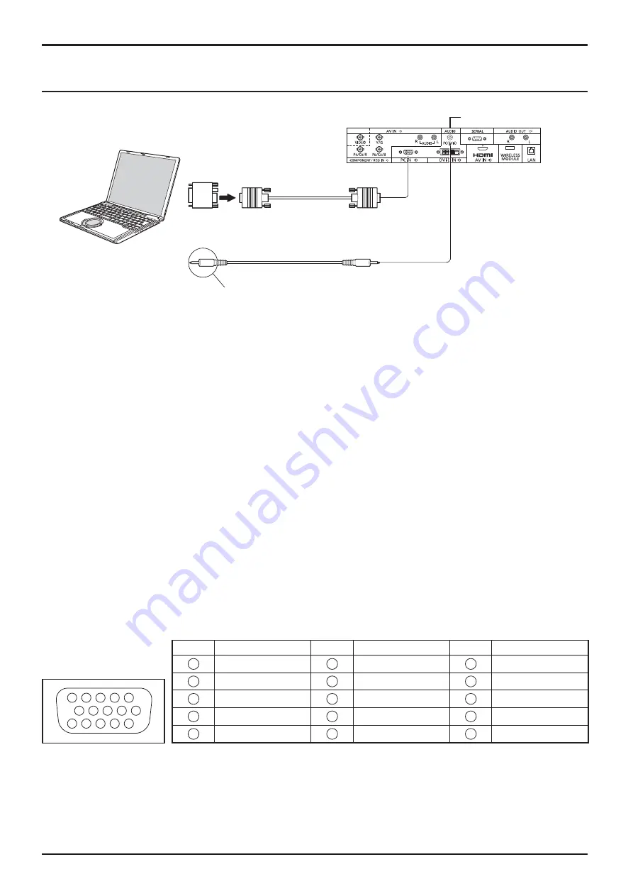 Panasonic TH-103PB1E Operating Instructions Manual Download Page 13