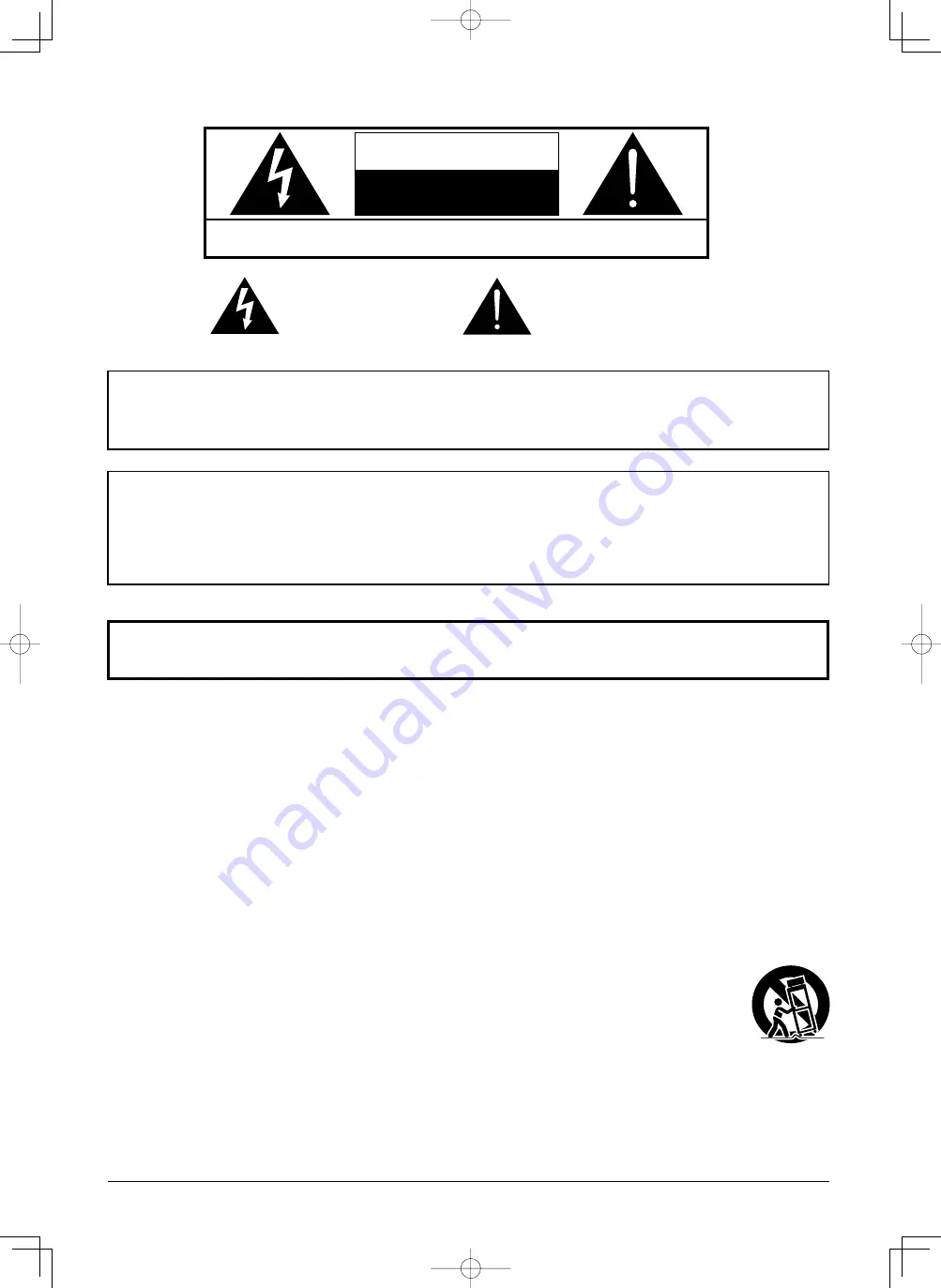 Panasonic TH-103VX200W Operating Instructions Manual Download Page 3