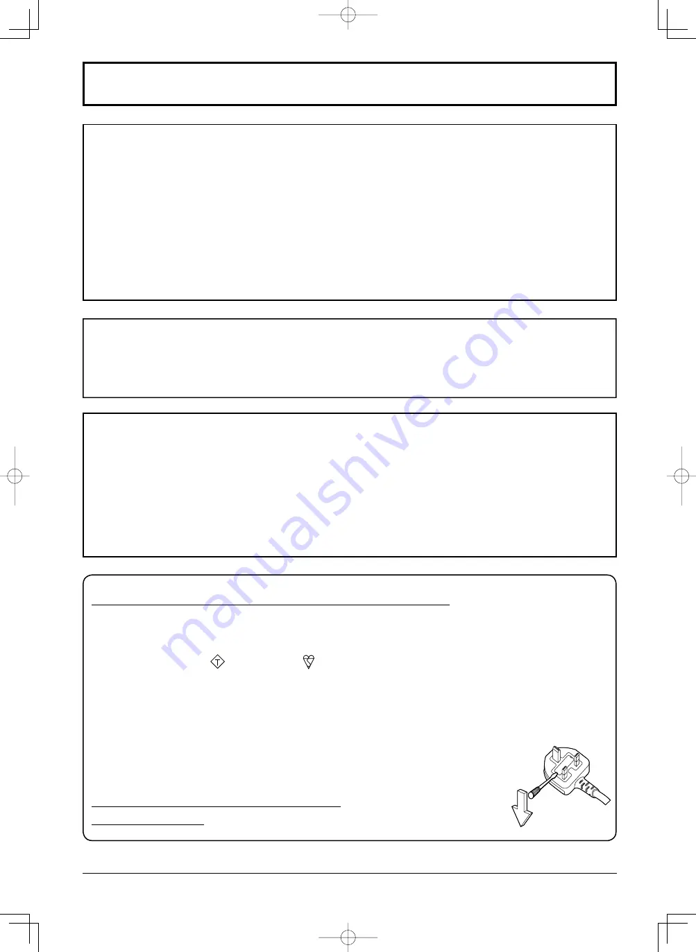 Panasonic TH-103VX200W Operating Instructions Manual Download Page 4