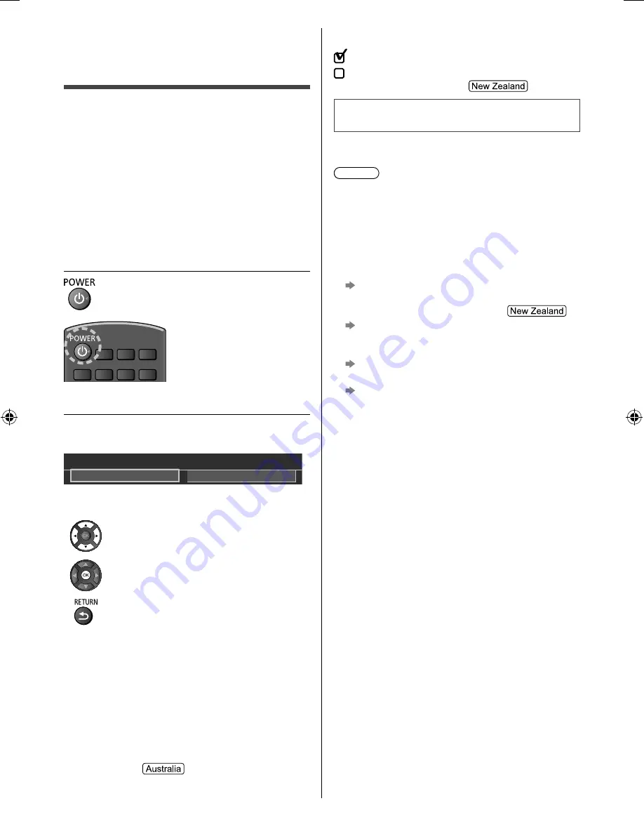 Panasonic TH-32FS500A Operating Instructions Manual Download Page 14