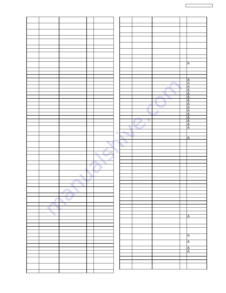 Panasonic TH-37PG9W Service Manual Download Page 177