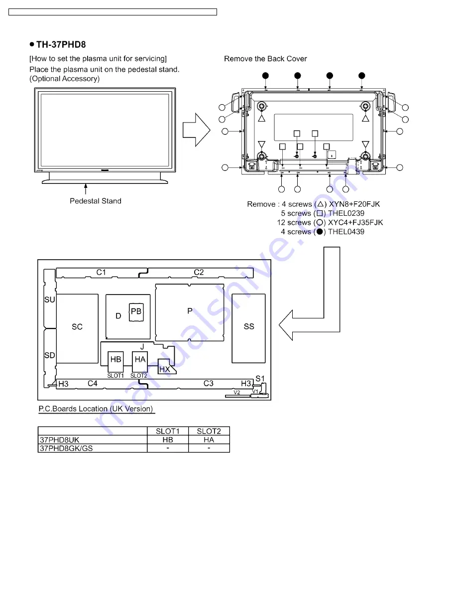 Panasonic TH-37PHD8GK Service Manual Download Page 10