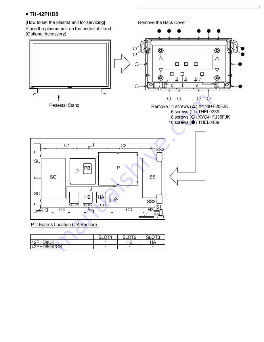 Panasonic TH-37PHD8GK Service Manual Download Page 11