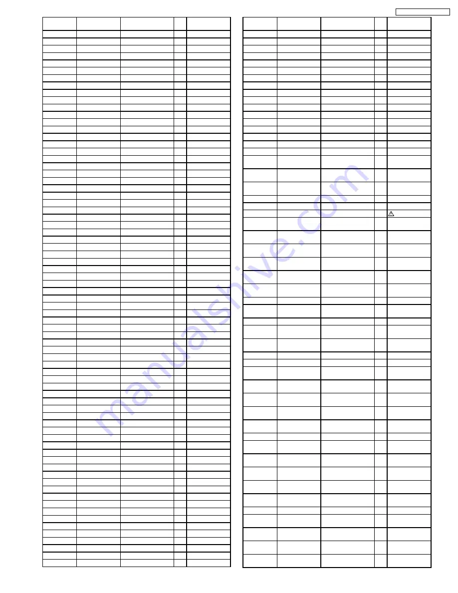 Panasonic TH-37PW4 Service Manual Download Page 204