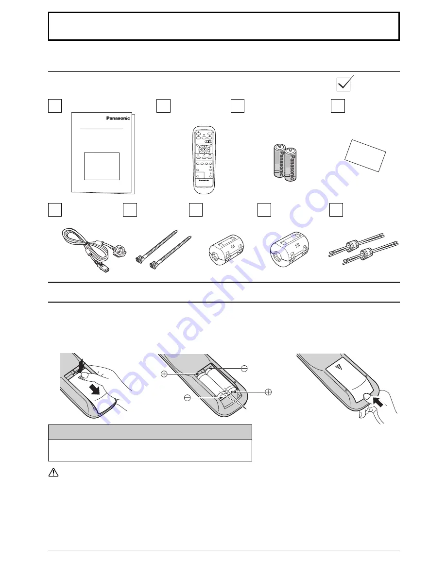 Panasonic TH-37PW7BX Скачать руководство пользователя страница 7