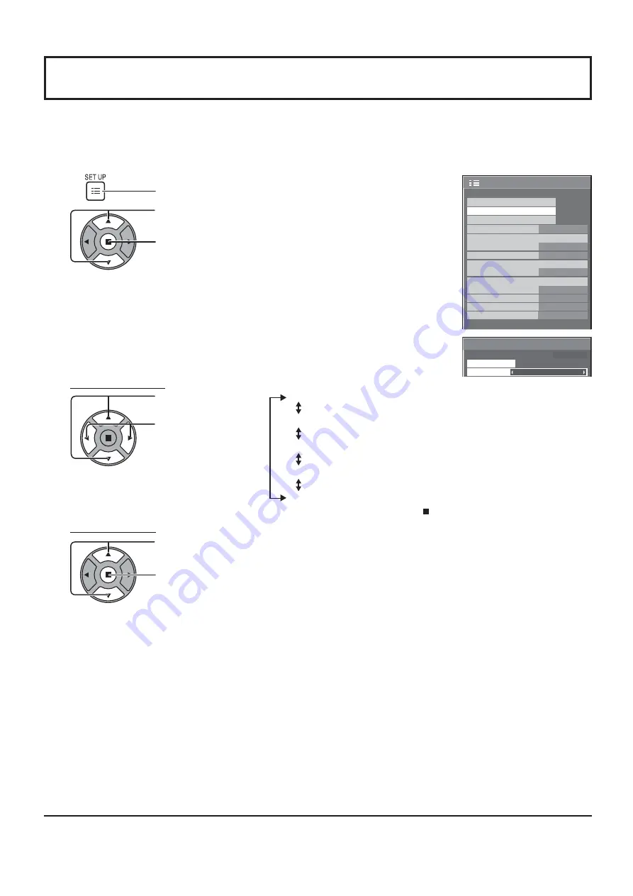 Panasonic TH-42LF25U Operating Instructions Manual Download Page 31