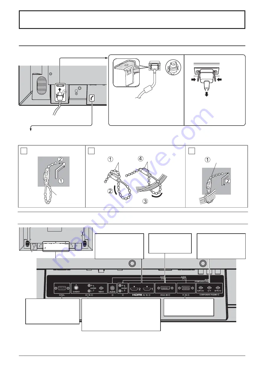 Panasonic TH-42LF25W Operating Instructions Manual Download Page 9