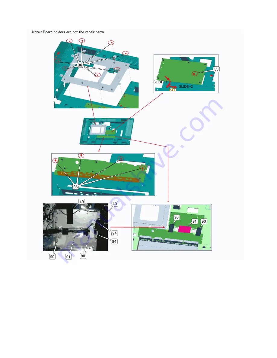 Panasonic TH-42LF25W Service Manual Download Page 44