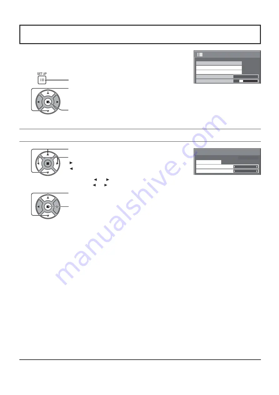 Panasonic TH-42LF30U Operating Instructions Manual Download Page 28