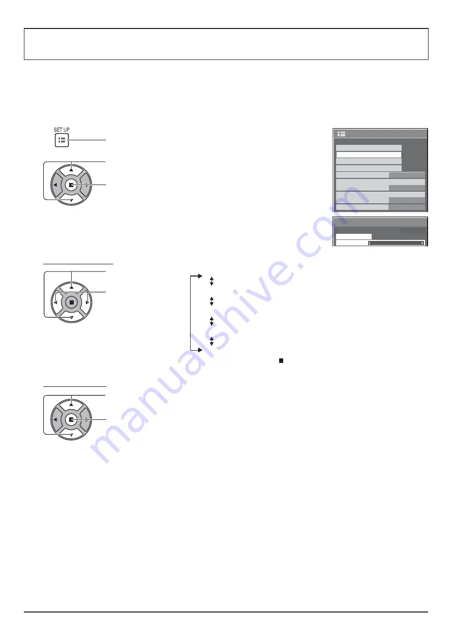 Panasonic TH-42LF60W Operating Instructions Manual Download Page 34