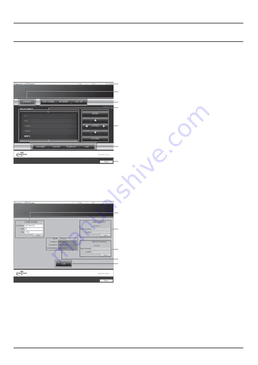 Panasonic TH-42LF60W Operating Instructions Manual Download Page 60