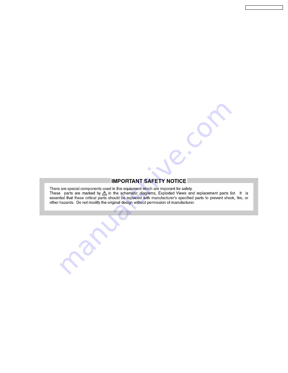 Panasonic TH-42PA30E Service Manual Download Page 305