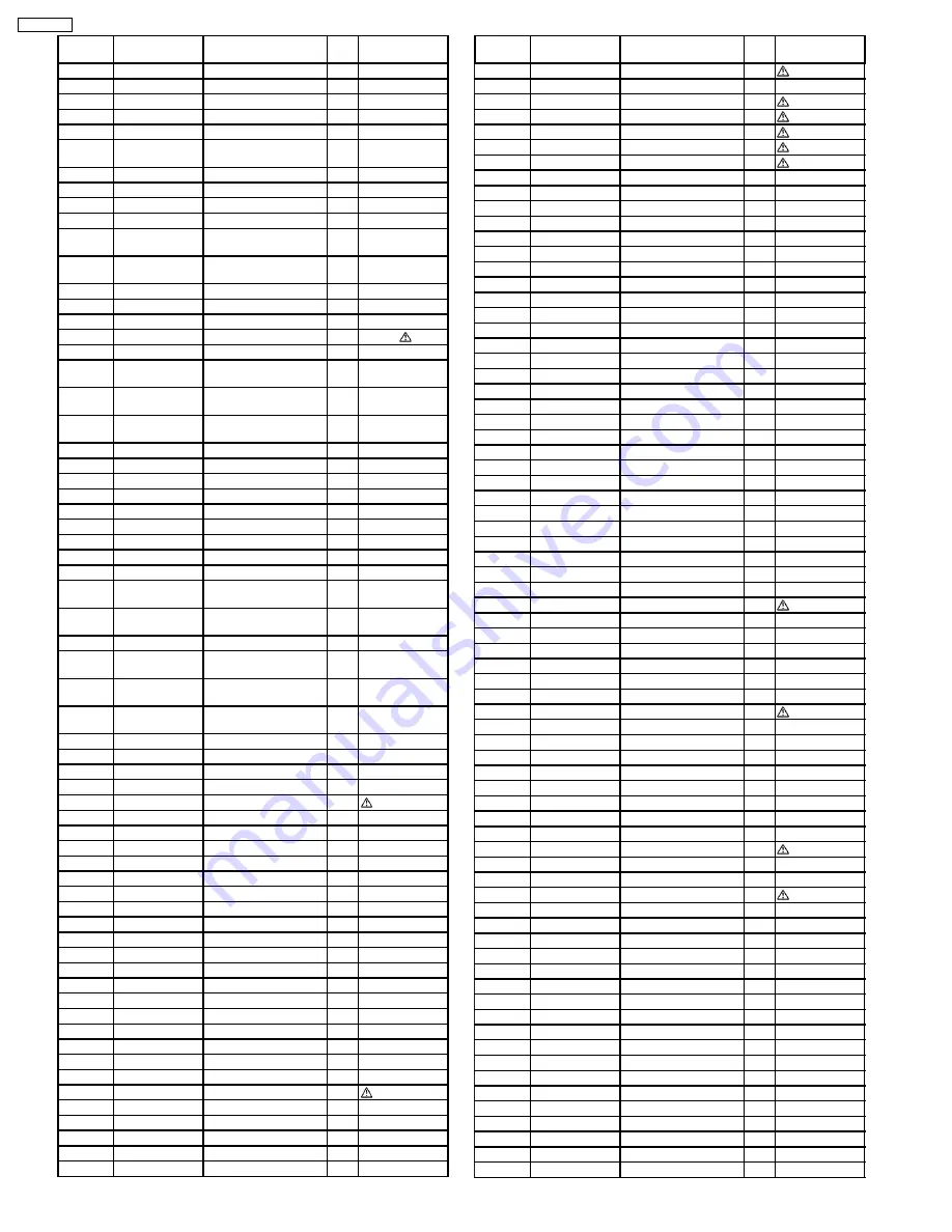 Panasonic TH-42PE7U Service Manual Download Page 126