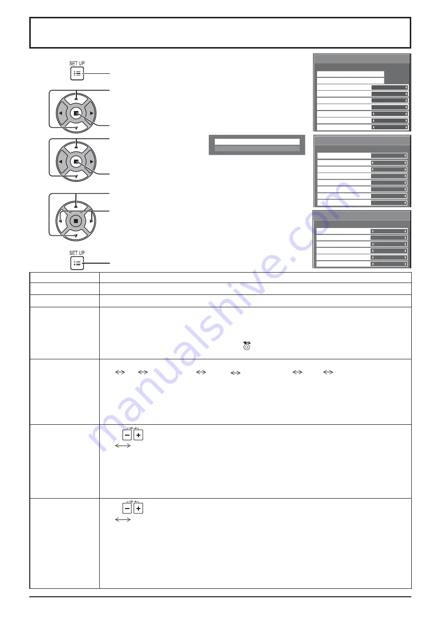 Panasonic TH-42PF20E Operating Instructions Manual Download Page 53