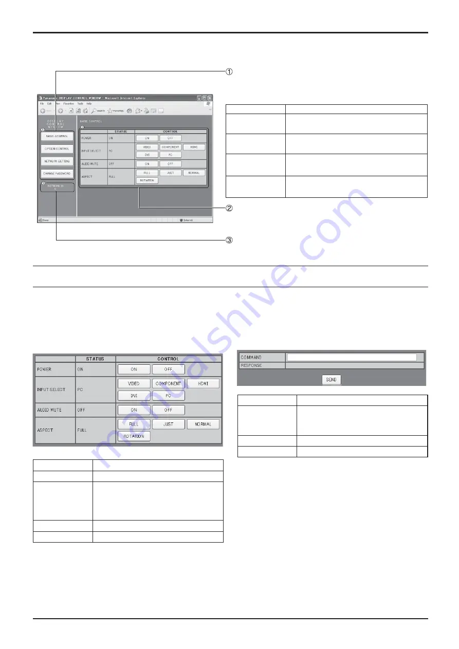 Panasonic TH-42PF20E Operating Instructions Manual Download Page 62