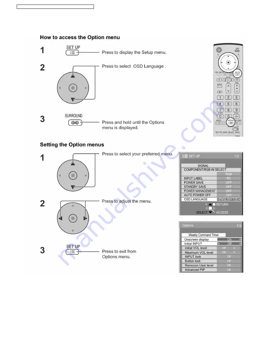 Panasonic TH-42PH10BK Service Manual Download Page 38