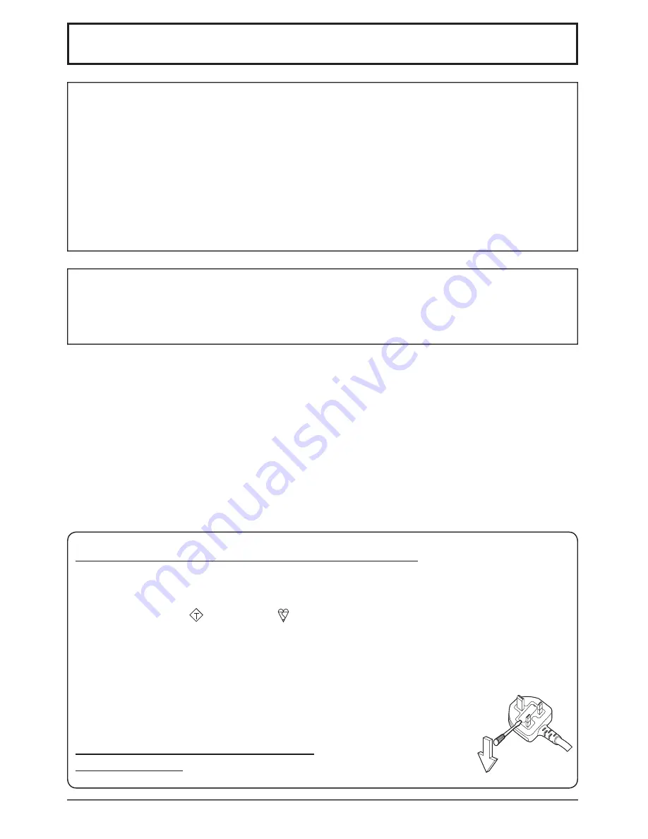 Panasonic TH-42PH11EK Operating Instructions Manual Download Page 3