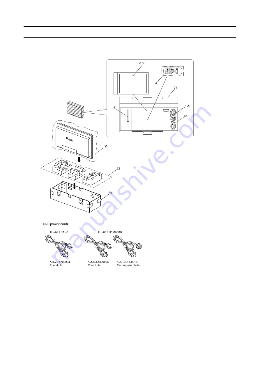 Panasonic TH-42PH11GK Service Manual Download Page 152