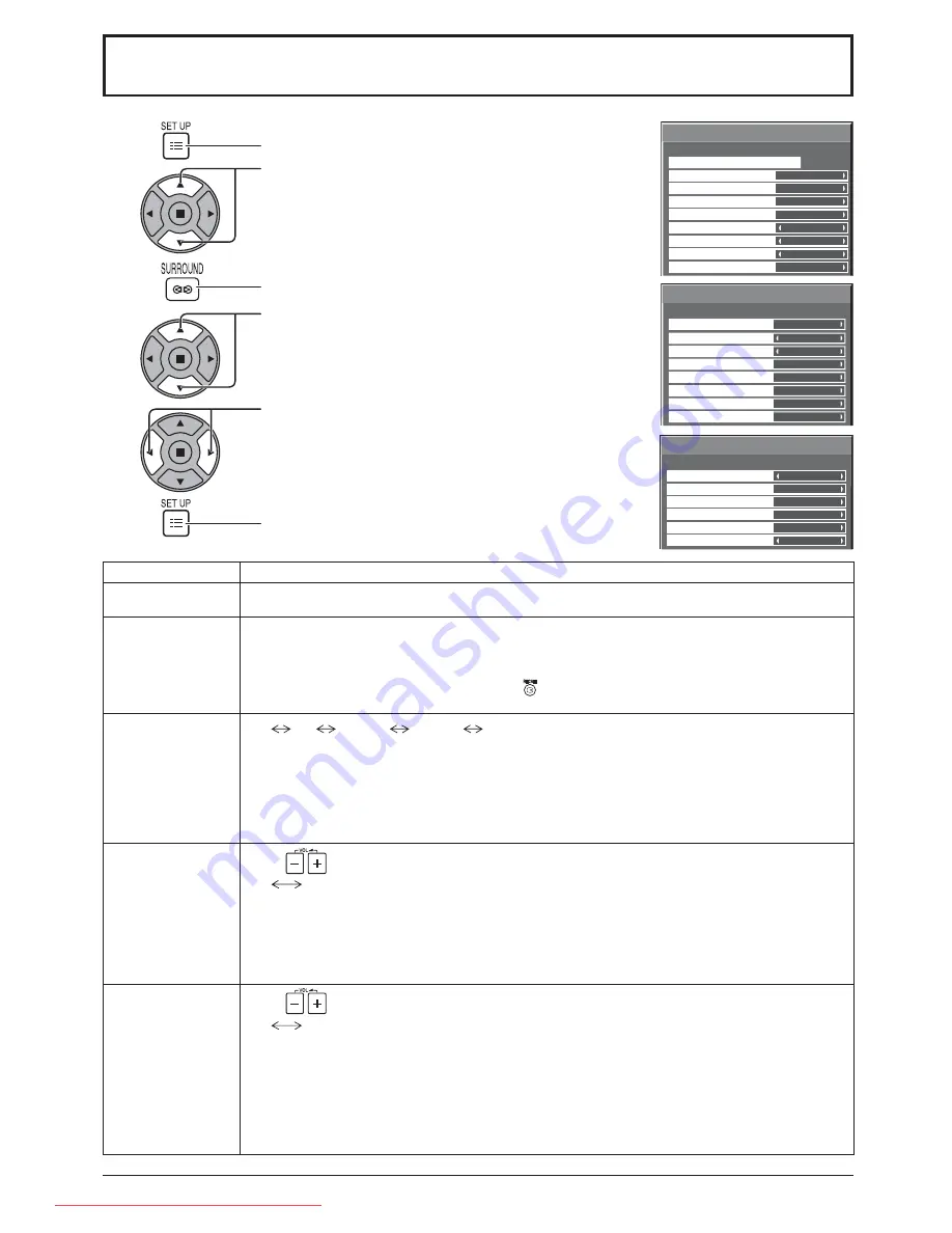 Panasonic TH-42PH11RK Operating Instructions Manual Download Page 38