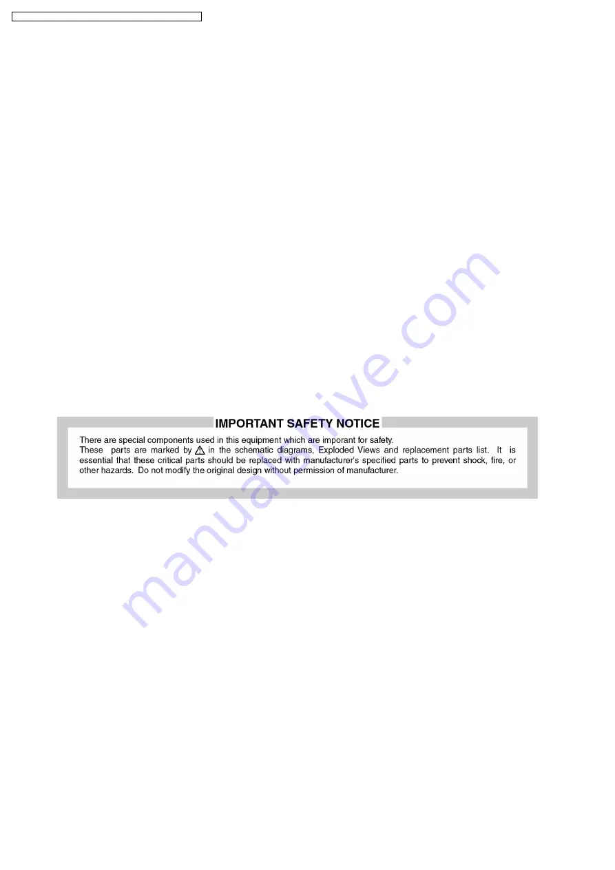 Panasonic TH-42PHD8BK Service Manual Download Page 6