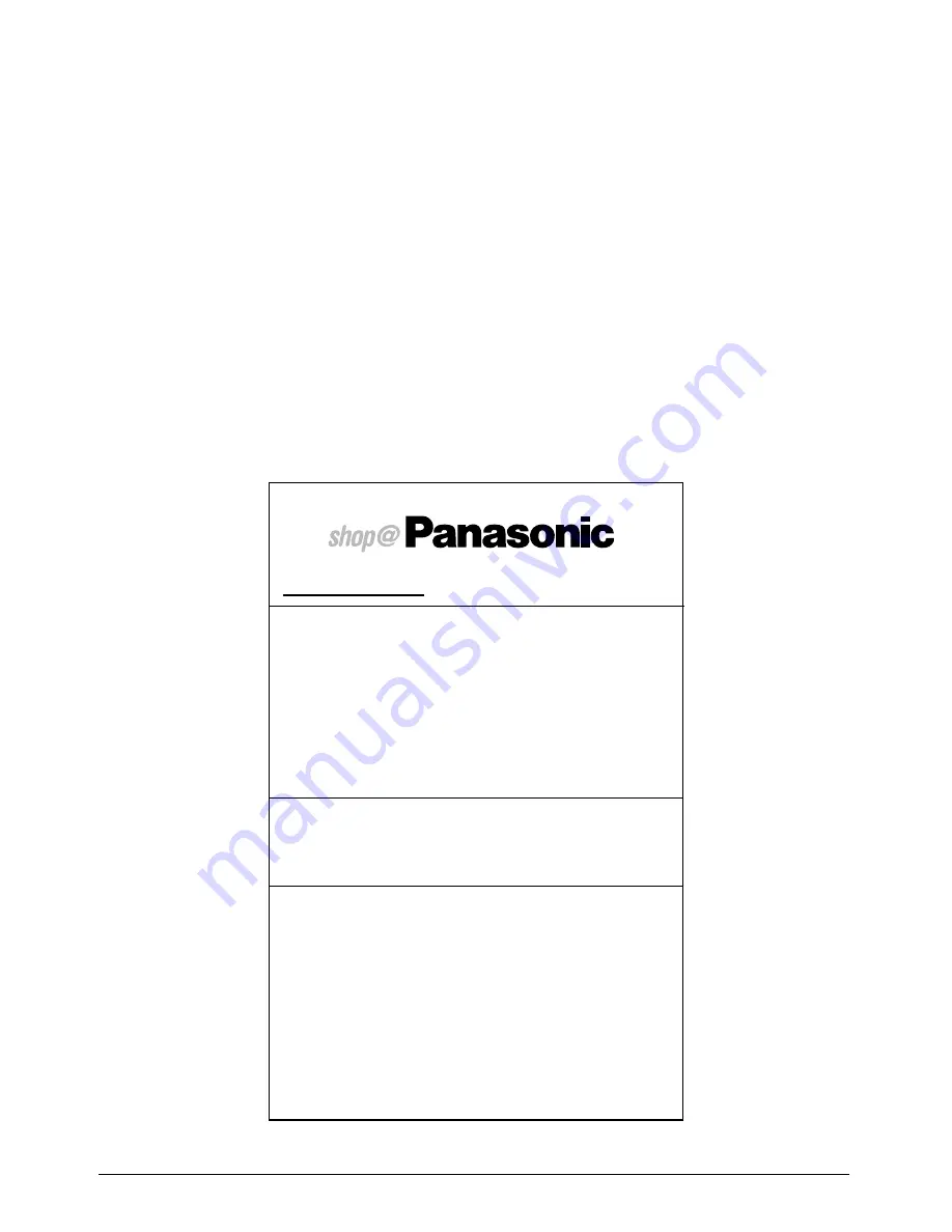 Panasonic TH-42PHW5BX Operating Instructions Manual Download Page 2