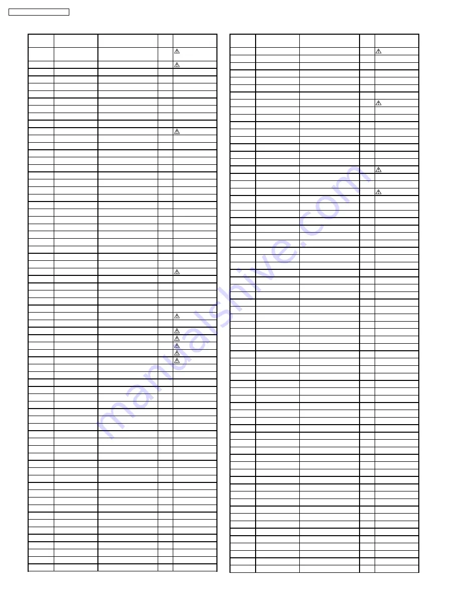 Panasonic TH-42PR10U Service Manual Download Page 164