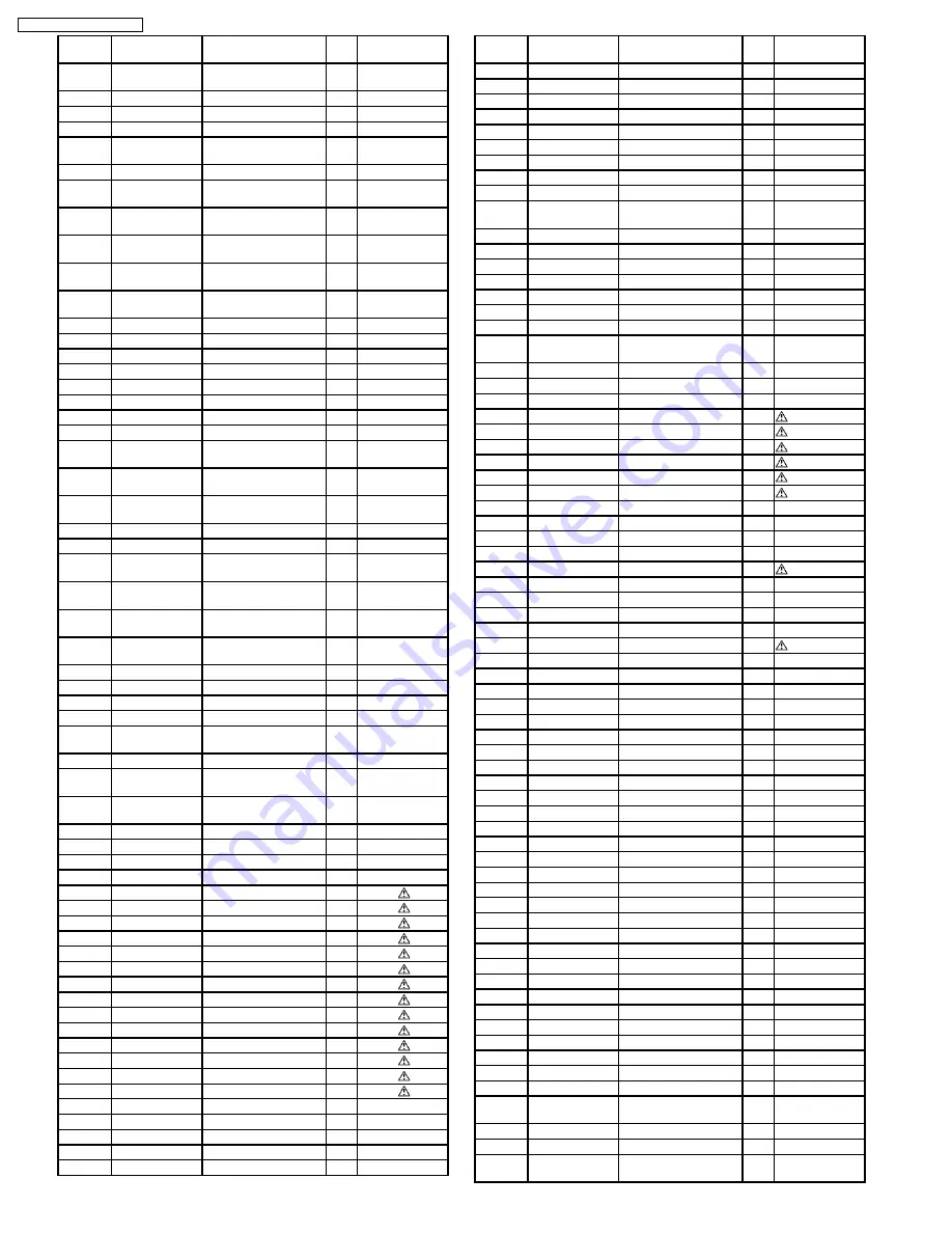 Panasonic TH-42PR10U Service Manual Download Page 172