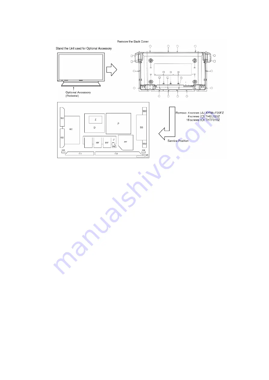 Panasonic TH-42PW6BX Service Manual Download Page 9