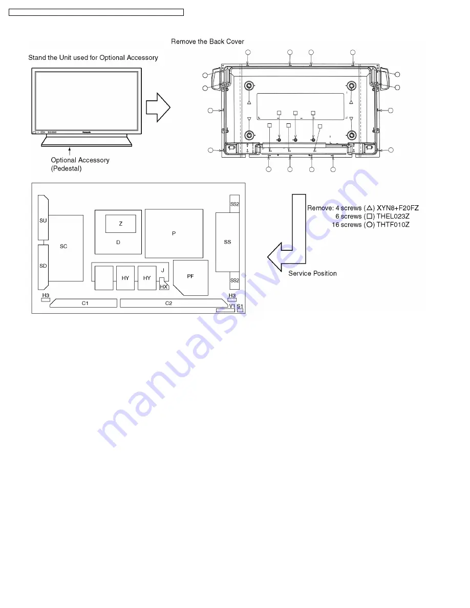 Panasonic TH-42PW6BX Service Manual Download Page 193