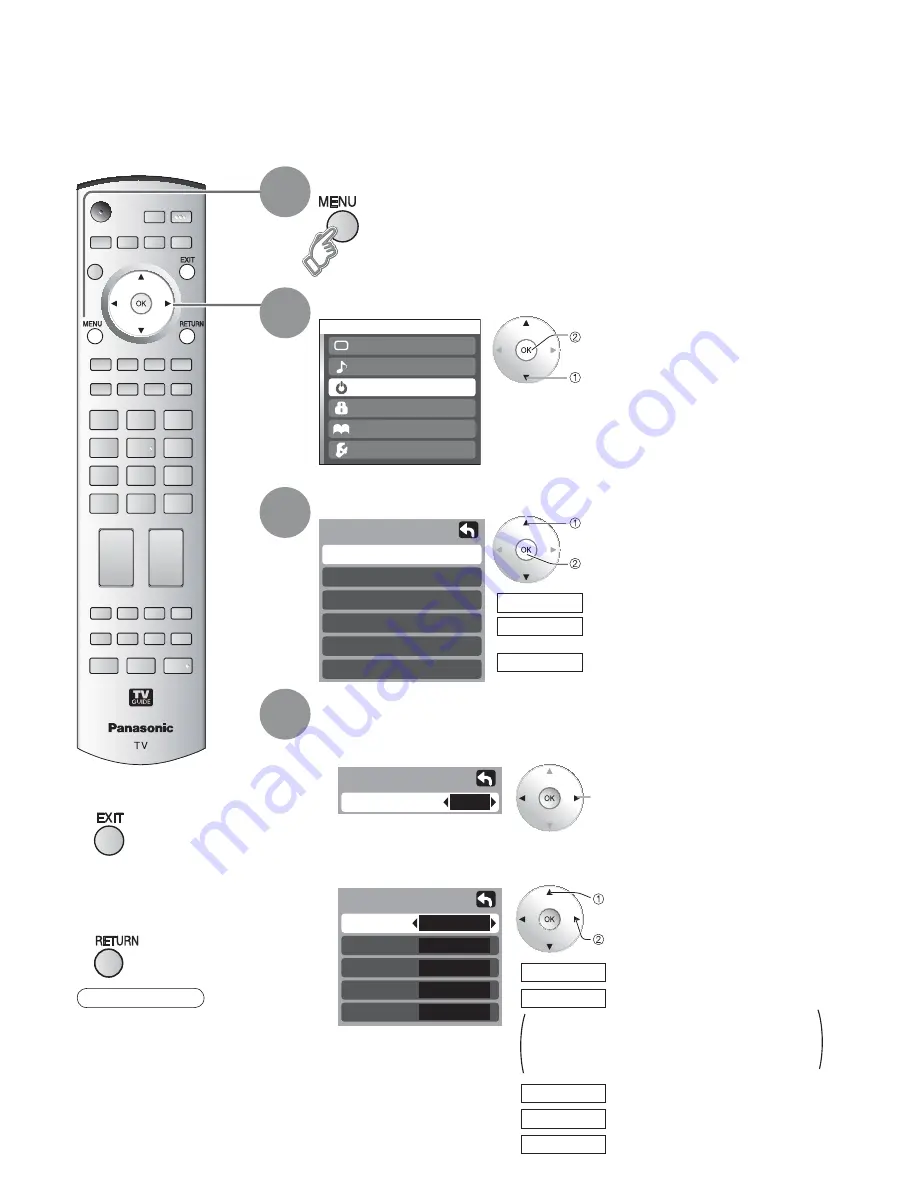 Panasonic TH-42PX600U Operating Instructions Manual Download Page 44